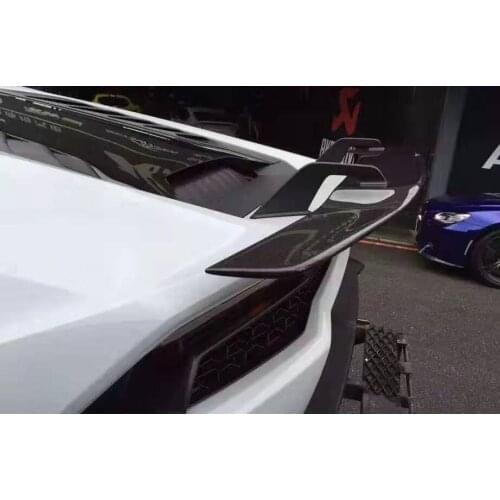 JINGHANG Carbon Fiber Car Rear Wing Trunk Lip Spoilers For Lamborghini Huracan LP580 LP610 2014 2015 2016 2017 2018 2019