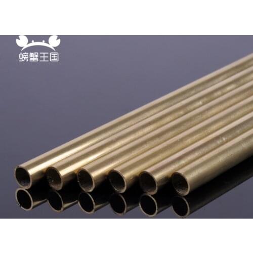 1mm-7mm Brass Tubes Pipeline Engineering Model Making Tools Brass Pipe Connectors Brass Pipe Round Cutting Tool