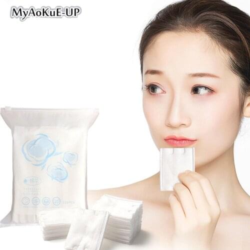 222pcs Disposable Cotton Pads lint free Wipes Soft Makeup Remover Pads Ultrathin face wipes Cleansing Paper napkins Make Up Tool