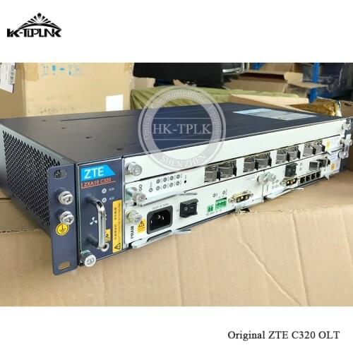 8pon ZTE C320 Olt,1GE SMXA/1 Card,8ports GTGO C+ Board,110V-220V AC Power FTTH GPON 320 OLT Free Shipping