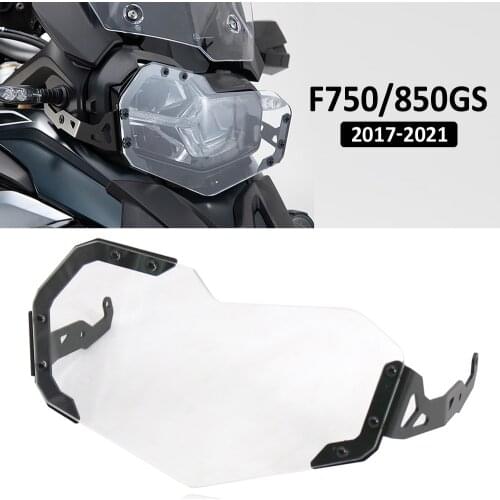FOR BMW F750GS F850GS 2017 2018 2019 2020 2021 Acrylic Lamp Patch Motorcycle Headlight Guard Protector Cover F 750 / 850 GS