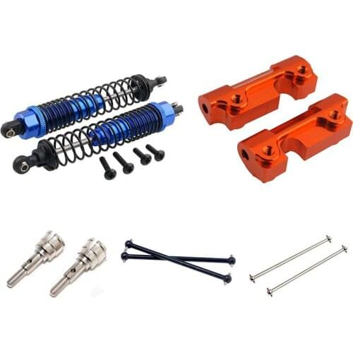 1:10 RC Cars Upgrade Accessories Metal Shock Absorber/Dog Bone/Transmission Shaft Axle/Suspension Arm/Whel Axle