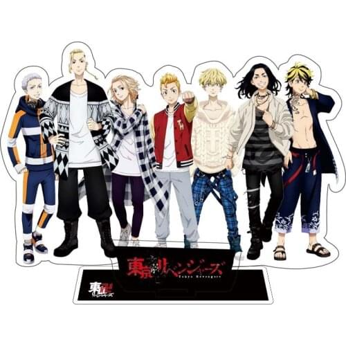 Anime Figure Tokyo Revengers Cosplay Acrylic Sano Manjirō Ryūgūji Ken Draken Takemichi Hinata KeyChain Stand Model Collect