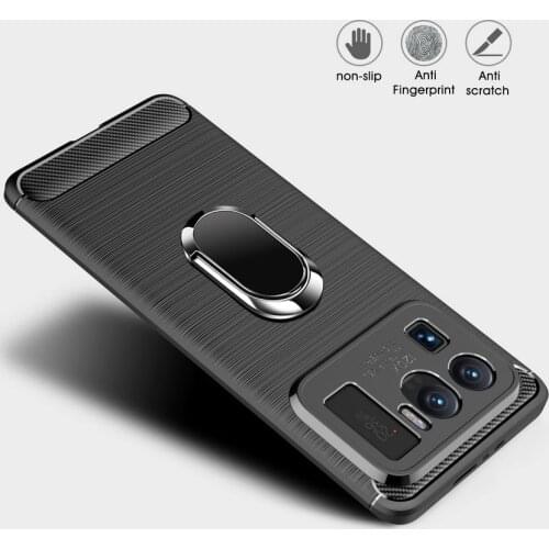 Luxury case For Xiaomi Mi 11 Ultra case Mi11 Pro Soft Carbon Ring Holder cover for Xiaomi mi 11i mi 10T Pro Note 10 Lite