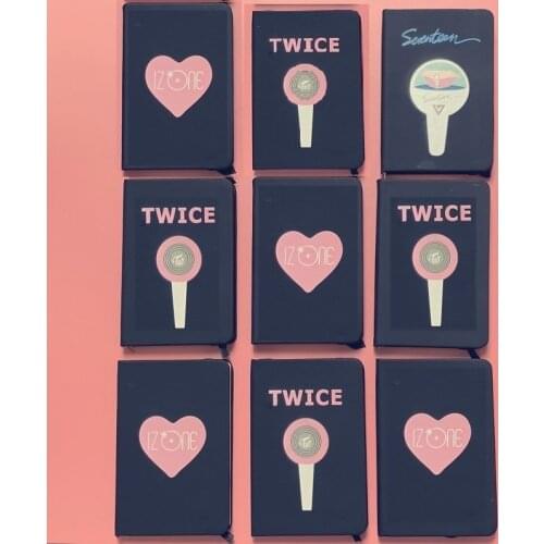 KPOP Twice Txt IZONE SEVENTEEN Notebook Notepad Pu School Supplies Notebook Cartoon Pocketbook Gifts wholesale