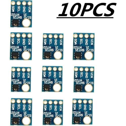 10PCS GY-21 HTU21 sensor module moisture sensor humidity module