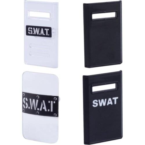 10PCS MOC Military Soldier Building Blocks Figures Hand-held Shield City Police Weapon Accessories Brick Kit Toys for Children