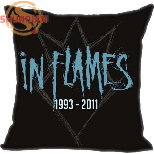 New Nice In Flames Pillowcase Wedding Decorative Pillow Case Customize Gift For Pillow Cover A311&50