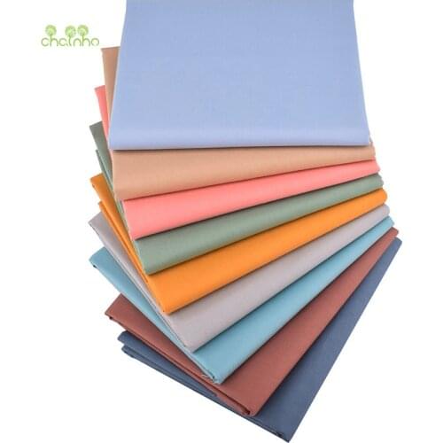 Morandi Solid Color Series, Twill Cotton Fabric,Patchwork Clothes For DIY Sewing Quilting Baby&Childs Material