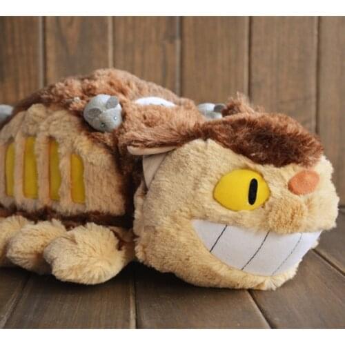 Original Totoro Big Cat Bus Miyazaki Hayao Ghibli Cute Stuffed Animal Plush Toy Doll Birthday Gift Children Boy Girl Gift