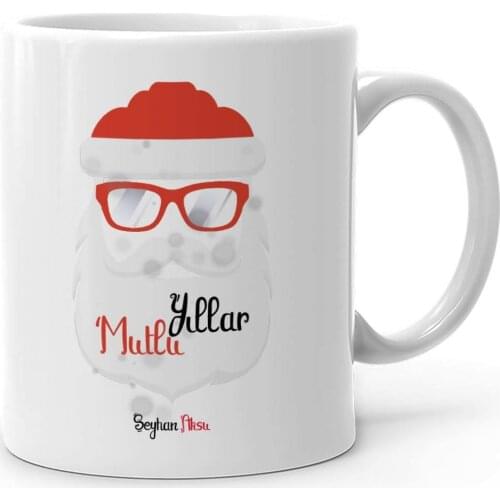 Personalized Santa Claus Happy birthday White Mug Cup-3