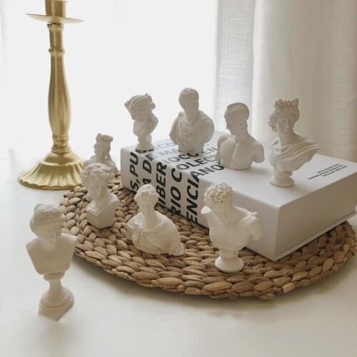 Portrait Plaster Mold Scented Candle Mold DIY Handmade Soap Candle Silicone Mold