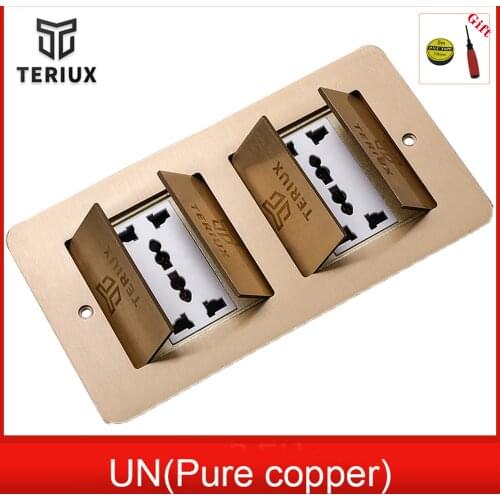 Manufacturer multiple outlet plug socket 4 plug floor receptacle built in socket for office home use