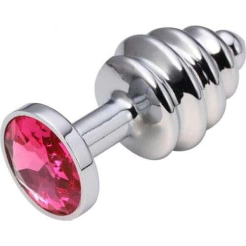 Mental Sex Toys Butt Anal Massager Stimulation Thread Plug Anus for Couples SM Products