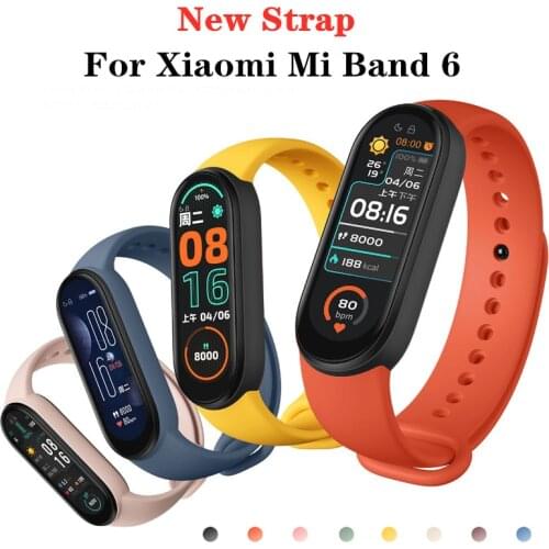 Strap For Xiaomi Mi Band 6 5 4 Replacement Wristband Bracelet For Xiaomi mi band 6 5 4 Watchband Silicone Strap mi band 6 Strap