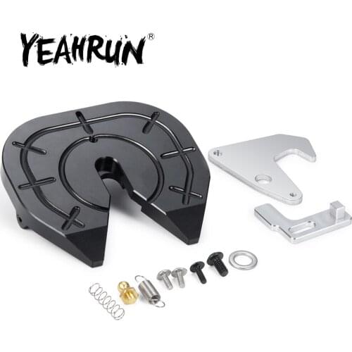 YEAHRUN RC Cars Drag Head Truck Metal Decoupling Disc Plate for TAMIYA 1/14 RC Tractor Truck Upgrade Parts