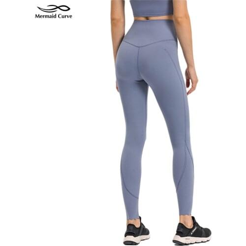 Yoga Pants Women 2021 Autumn Wave Feet Sport Tights High Waist Hip Lifting Stretch Cropped Trousers Fitness Leggings Push Up Gym