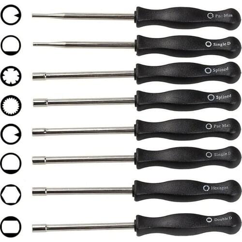 8pcs Carburetor Adjustment Tool Screwdriver Carburator Adjusting Kit for 2-Cycle Small Engine Trimmer Weedeater Chainsaw