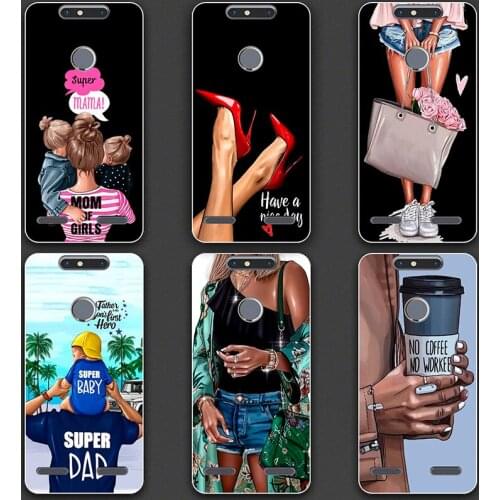 Case for ZTE Blade V8 V7 V 8 Mini 7 Lite V6 Plus X7 Z7 A510 A512 A520 A522 A530 A602 A610 A910 Super Parents Soft Phone Cover