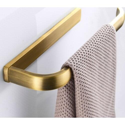 Antique Towel Ring Bronze Black Rose Gold Towel Holder Nickel Brass Chrome Bathroom Towel Bar Holder White Big Paper Roll Holder