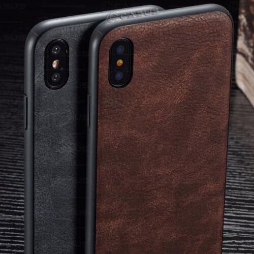For iPhone 11/11 Pro/11 Pro Max Luxury Leather Back Thin Slim Hard Skin Case Cover For iPhone XS Max XR X 7 8 6S 6 Plus Case
