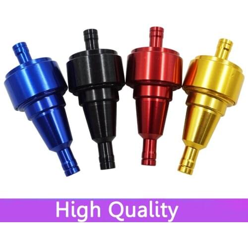 GSP 6mm Fuel Filter ATV Motorcycle Modified Parts Gasoline Filter Aluminum Alloy Oil Cup Oil Filter Off-Road Vehicle General