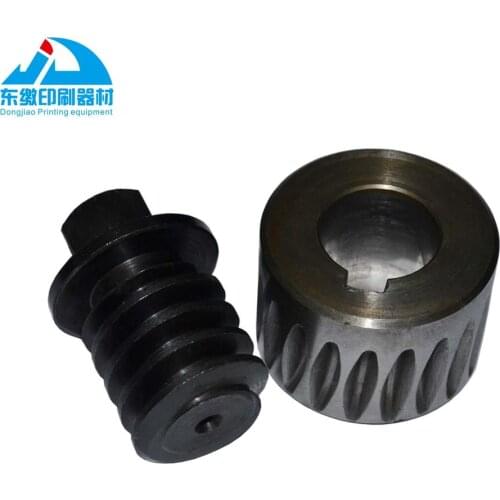 3F Worm and Gear Mitsubishi Printing Machine Spare Parts Good Quality One Set