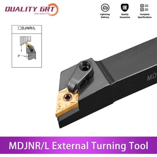 Q.Grt MDJNR1616H11 MDJNR2020K11 MDJNR2525M11 External Turning Tool Holder Carbide Inserts DNMG MDJNR CNC Lathe Tool Cutting Tool