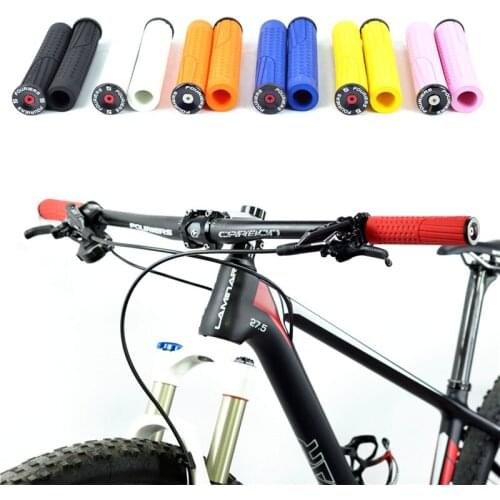 FOURIERS Soft Silicone Rubber Sponge Foam AM DH Bicycle Handlebar Grips Antislip Grip 30 x130mm Mountain Bicycle Grips GP-S001