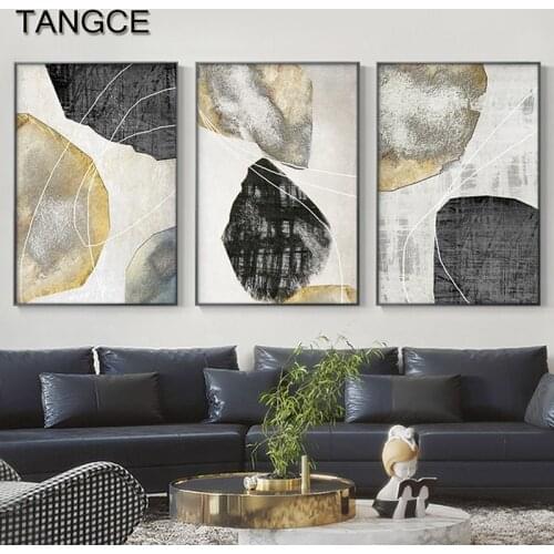 Modern Abstract Geometry Canvas Painting Nordic Wall Paintings Poster and Print for Living Room Scandinavian Decoration Wall Art