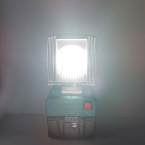 18V Li-ion LED Work Light Illuminated outdoor portable light 10W For Makita For Bosch For Milwaukee For Dewalt For Black&Decker