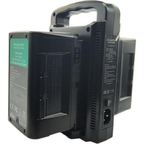 Charger for V mount Battery Accessories with AC Power Cable