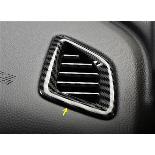 For Honda Accord Sedan 10th 2018 2019 2020 2021 Style Garnish Detector Trim Front Air Condition Conditioning Outlet Vent 2pcs