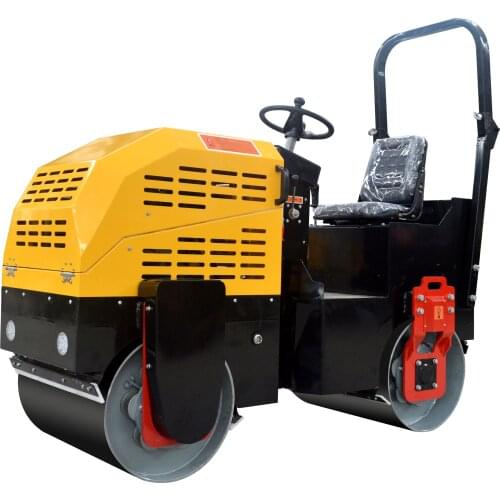 CE EPA Approved 1ton Road Roller Double Drum vibratory asphalt road roller