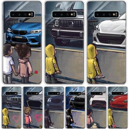 Boy See Sports Car Jdm Drift Cover Phone Case For Samsung Galaxy S10 S20 Ultra Note 10 9 8 S9 S8 J4 J6 J8 + Lite Plus Pro S7 Coq