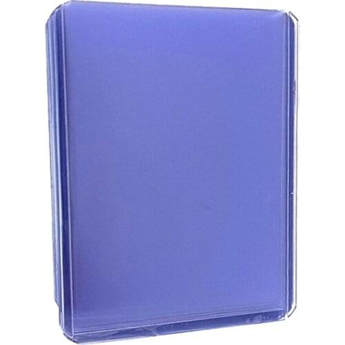 Holder Toploaders and Clear Sleeves for Collectible Trading Basketball Sports Cards 35PT Rigid Plastic