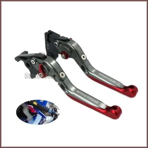 For TRIUMPH SPEEDFOUR SPEED FOUR 2005-2006 Motorcycle Accessories Folding Extendable Adjustable Brakes Clutch Levers CNC