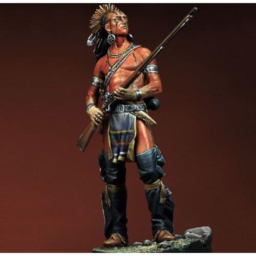 Self-assembled New Unassembled 1/18 ancient man stand Resin Figure Unpainted Model Kit