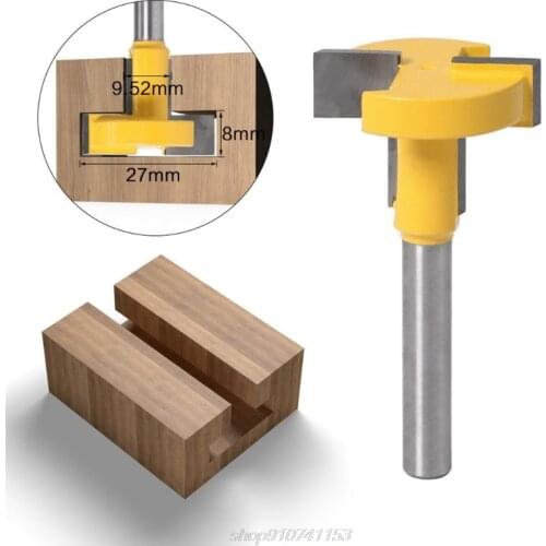 6mm Shank T-Slot T-Track Slotting Router Bit for Woodworking Chisel Cutter Cutting Milling Tool F22 21 Dropshipping