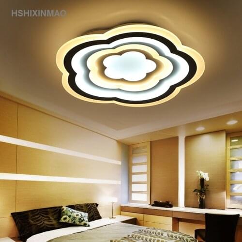 Artistic personality ultra-thin living room Ceiling lamp LED dimming color & brightness Ceiling lights AC110-240V