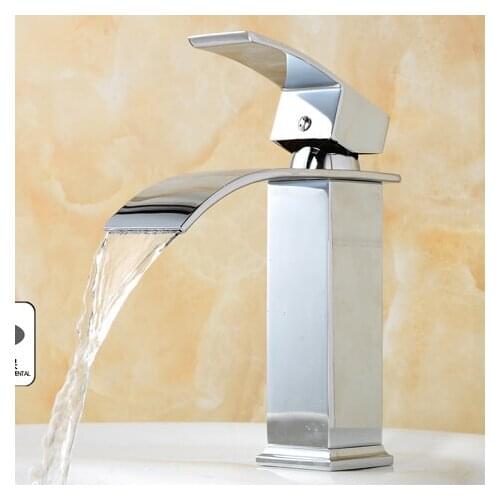 Square Kitchen faucet Antique Brass Bathroom Basin Faucet Spout Vanity Sink Mixer Tap