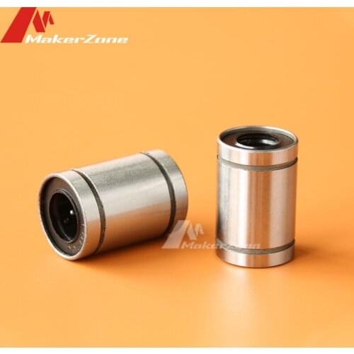 LM8SUU LM10UU LM12UU LM16UU Linear Bearing Bush Bushing for 3D Printer Parts