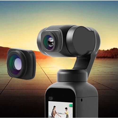 Magnetic Wide-Angle Lens Filter for DJI POCKET 2 Optical Glass Vlog Shooting Camera Kit Pocket Handheld Gimbal Lenses Accessory