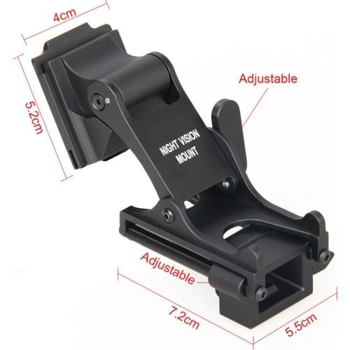 E.T Dragon Full Metal Tacitcal Helmet rhino mount Helmet Adapter Scope Mount For PVS-14 Night Vision GZ24-0131