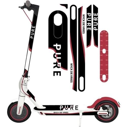 DIY Body Stickers For Xiaomi Mijia M365 Pro Electric Scooter Strips Bumper Folding Scooter Pad Protect Fashion Decoration