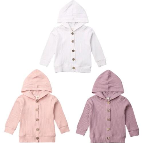 0-24M Autumn Infant Baby Girl Clothes Long Sleeve Knitted Coat Jacket Outwear Tops