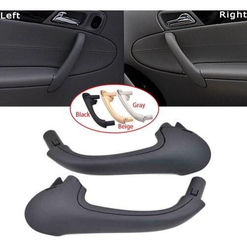Front Rear Left/Right Interior Inner Handles 2038101551 For Mercedes Benz C Class W203 2000-2007 Door Pull Carrier Covers Trim