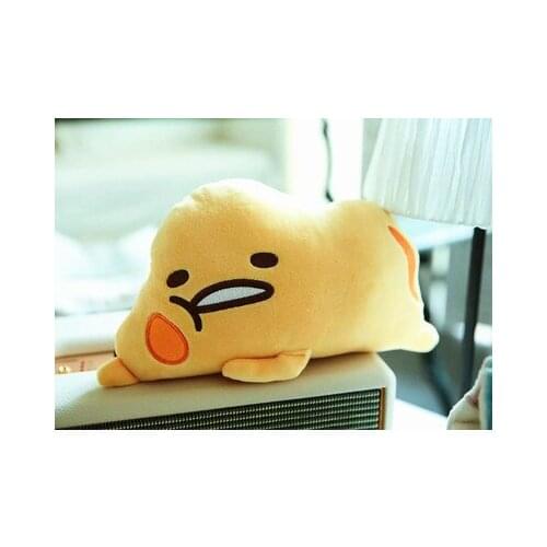 26cm Cute Lazy Egg Plush Pillow Stuffed Toys Yolk Brother Soft Cushion Birthday Gifts for Kids Girls