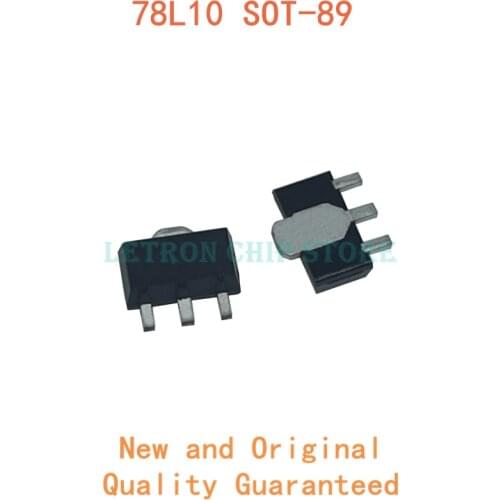 20PCS 78L10 SOT89 CJ78L10 L78L10ACUTR 10V SOT-89 Voltage Regulator new and original IC Chipset