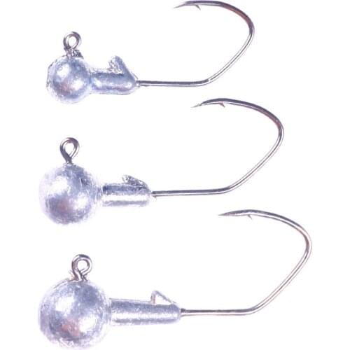 1.75g 3.5g 5.25g fishing hook soft worm jig Lure Hook Jig Head Fishing Tackle Hooks